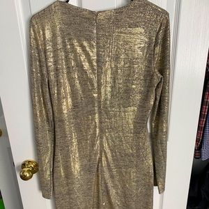 Calvin Klein gold dress
